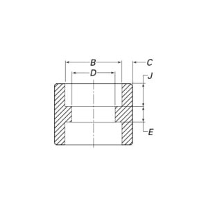Kovácsolt menetes csatlakozó